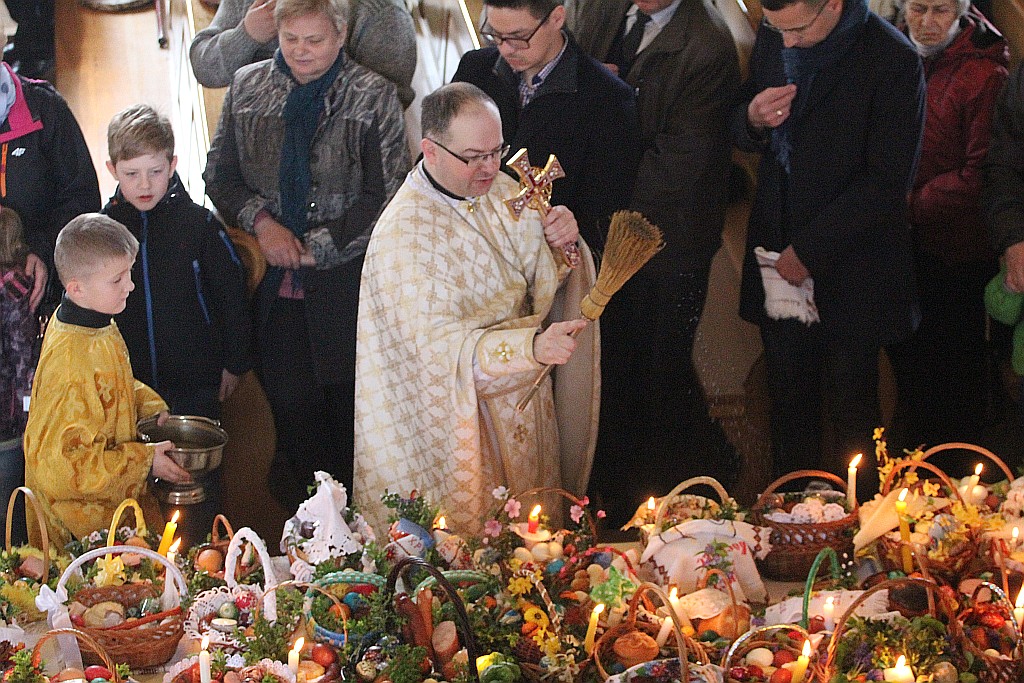 Legniccy grekokatolicy poświęcili pokarmy wielkanocne