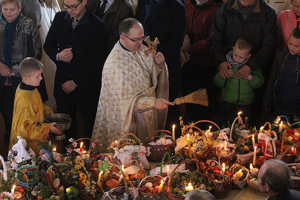 Legniccy grekokatolicy poświęcili pokarmy wielkanocne