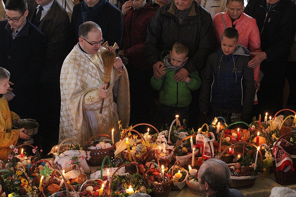 Legniccy grekokatolicy poświęcili pokarmy wielkanocne