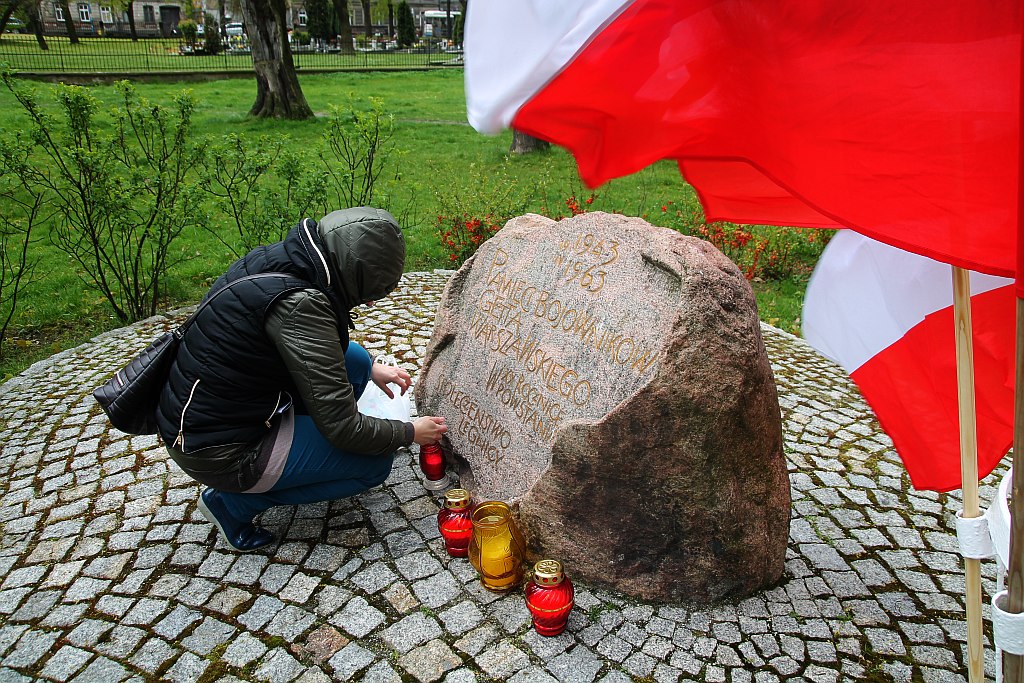 Legniczanie złożyli hołd bohaterom Getta Warszawskiego
