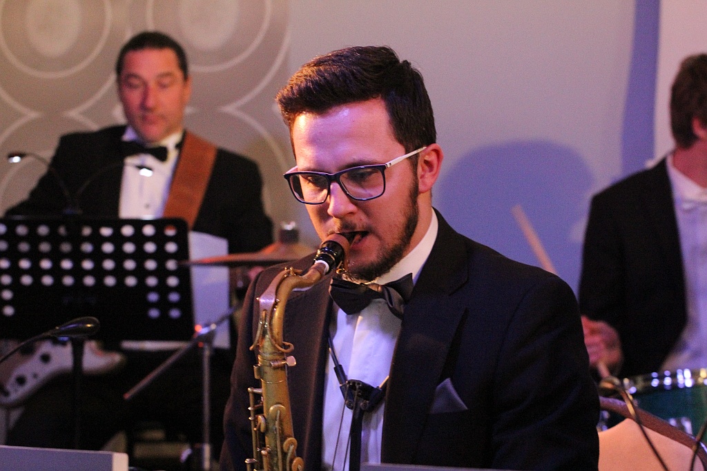 Formacja Kłos&Dąbrowski Big Band zagrała w akademiku