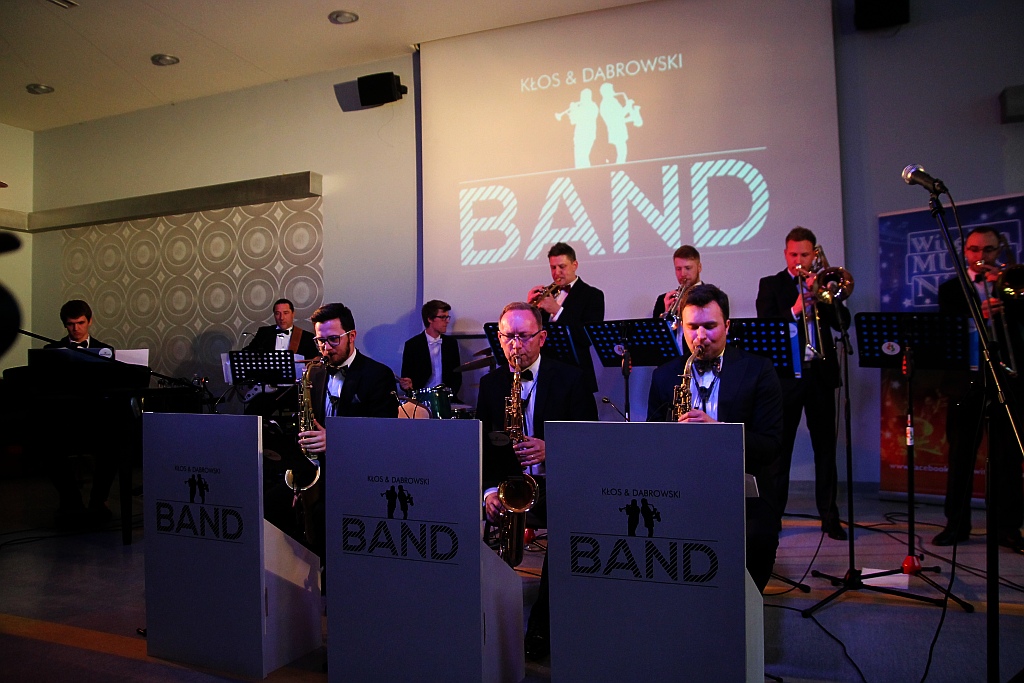 Formacja Kłos&Dąbrowski Big Band zagrała w akademiku