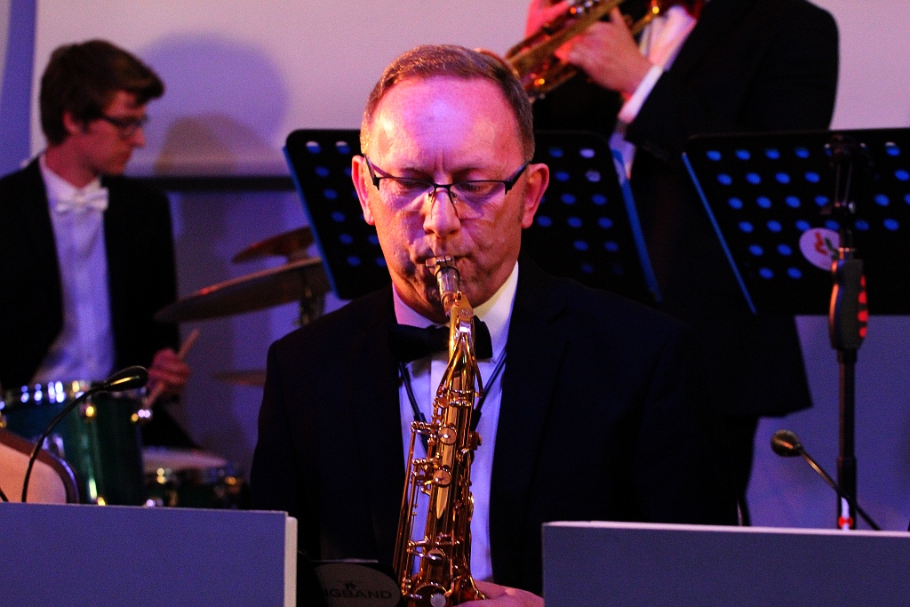 Formacja Kłos&Dąbrowski Big Band zagrała w akademiku