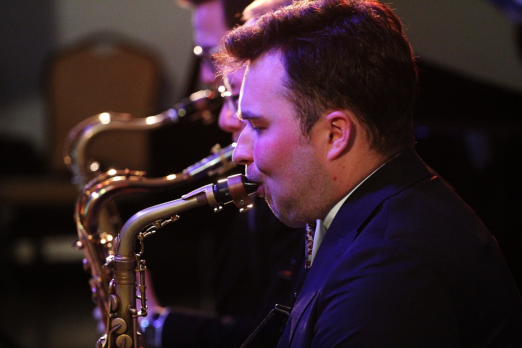 Formacja Kłos&Dąbrowski Big Band zagrała w akademiku