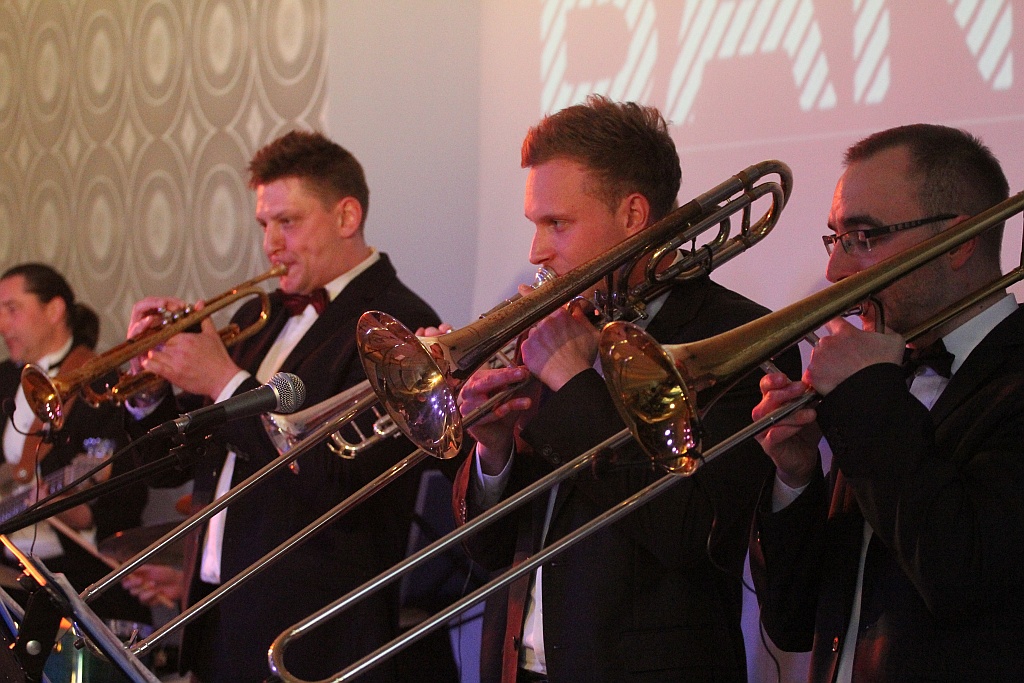 Formacja Kłos&Dąbrowski Big Band zagrała w akademiku