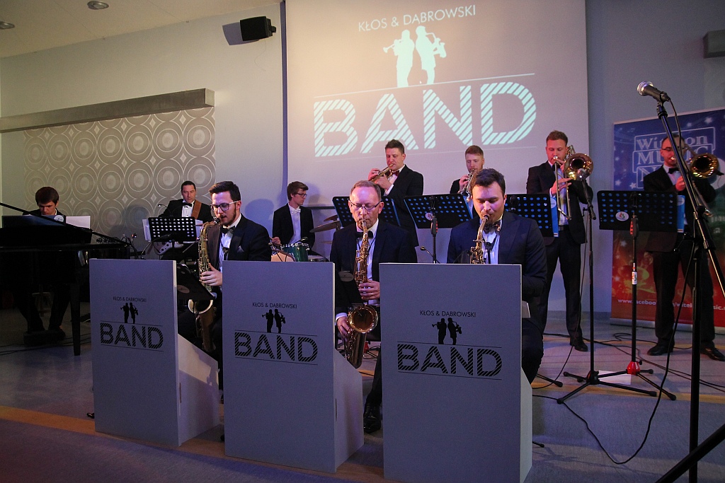 Formacja Kłos&Dąbrowski Big Band zagrała w akademiku