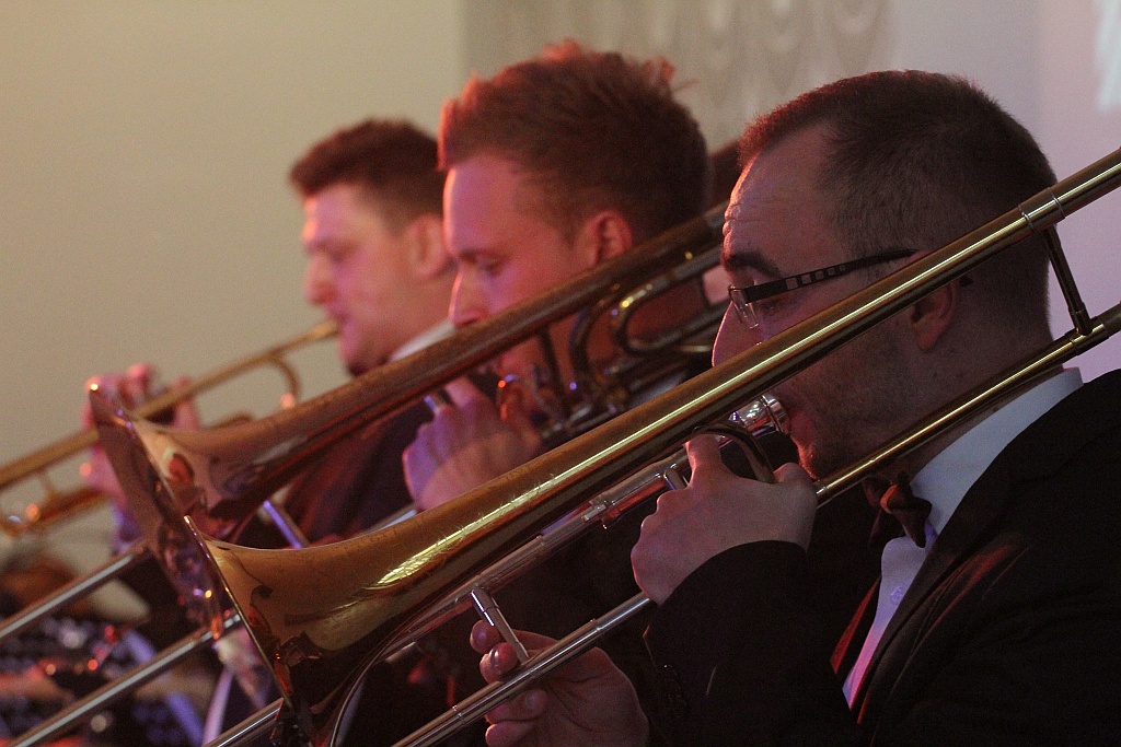 Formacja Kłos&Dąbrowski Big Band zagrała w akademiku