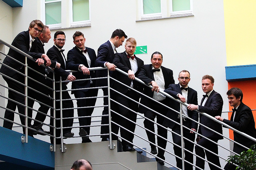 Formacja Kłos&Dąbrowski Big Band zagrała w akademiku