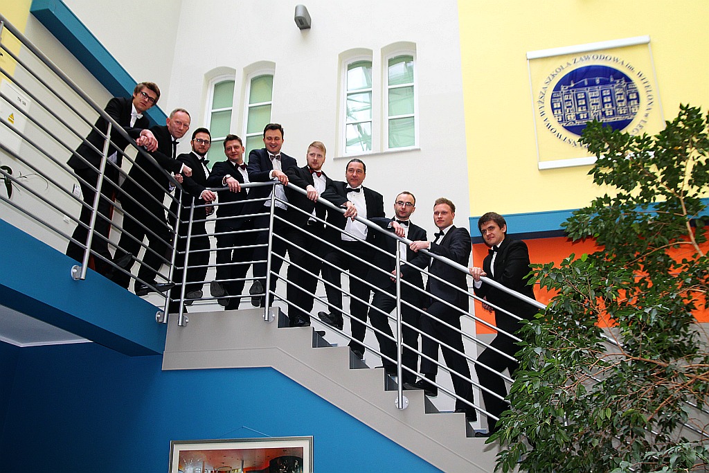 Formacja Kłos&Dąbrowski Big Band zagrała w akademiku