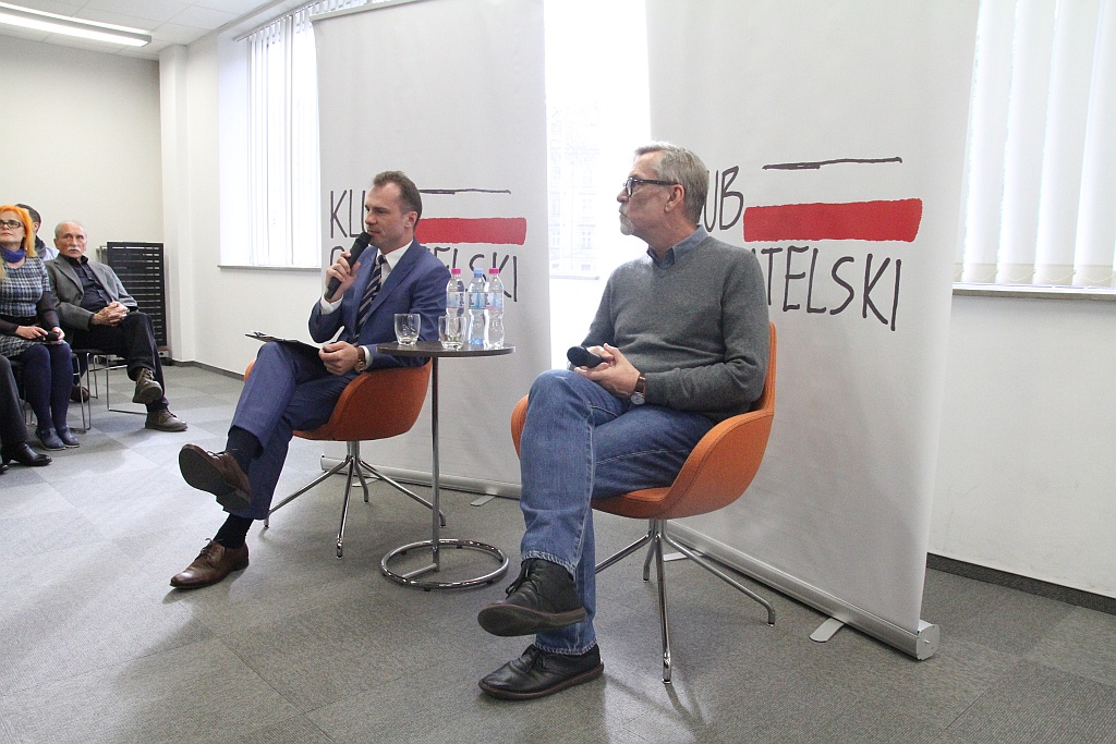 Jacek Żakowski spotkał się w Letii z mieszkańcami Legnicy