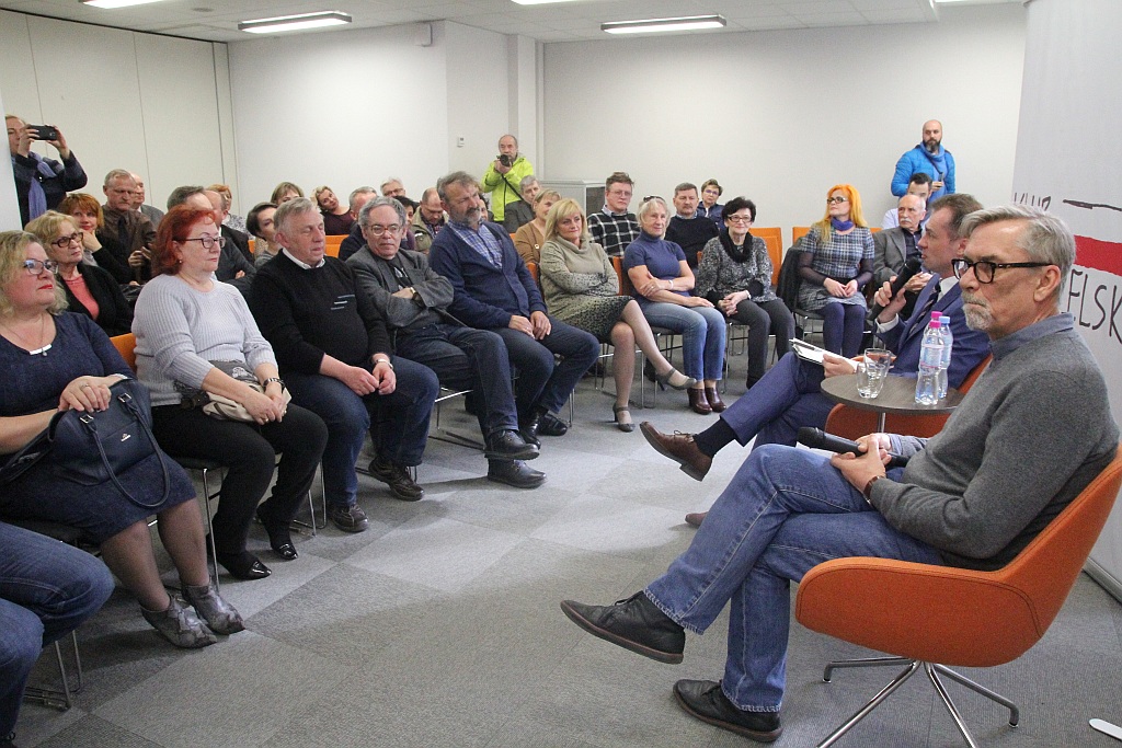 Jacek Żakowski spotkał się w Letii z mieszkańcami Legnicy