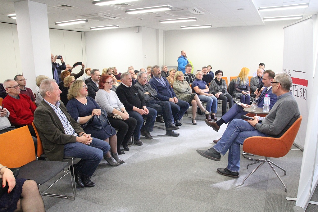 Jacek Żakowski spotkał się w Letii z mieszkańcami Legnicy