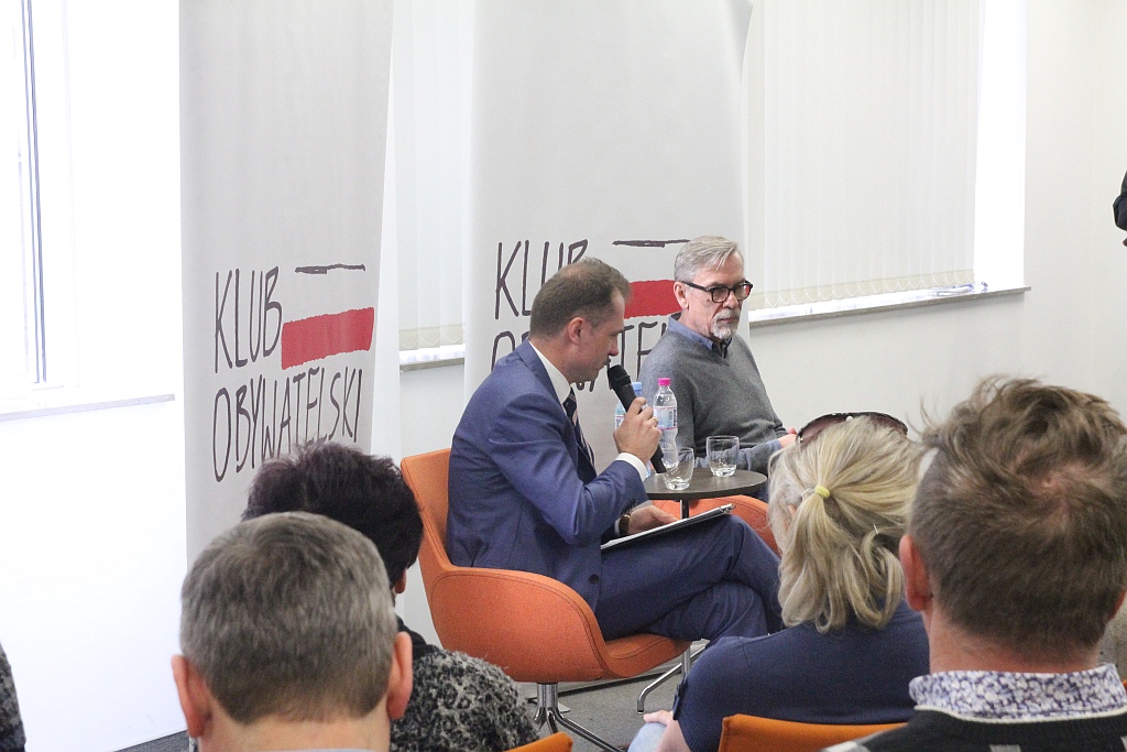 Jacek Żakowski spotkał się w Letii z mieszkańcami Legnicy