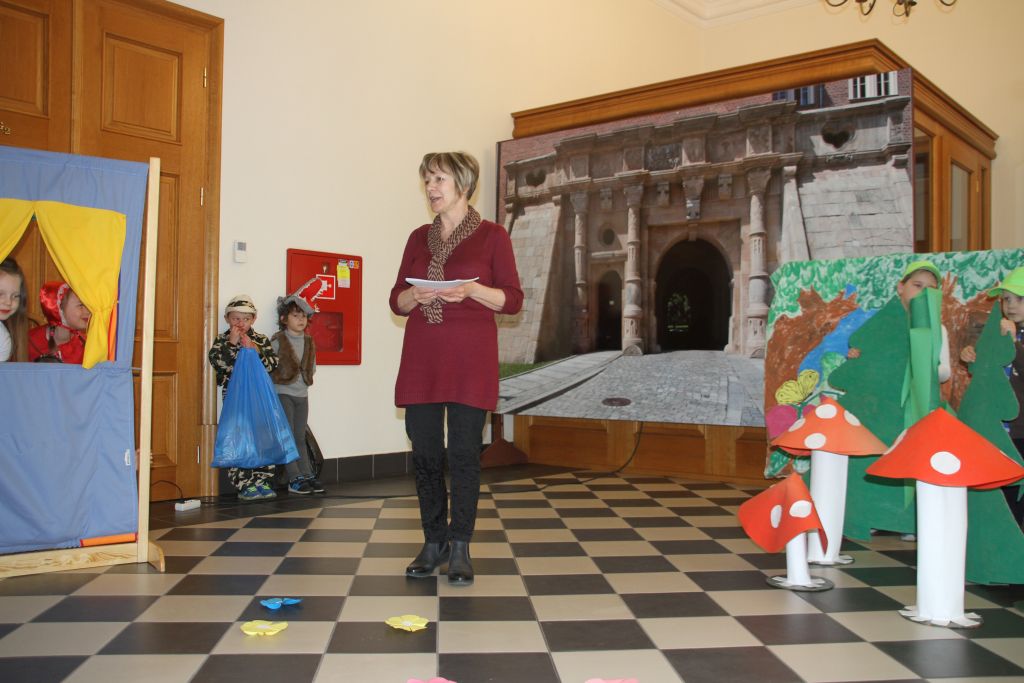 Sspotkanie przedszkolaków ze sztuką w Muzeum Miedzi