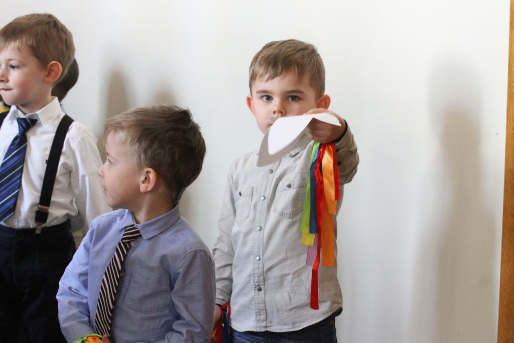 Sspotkanie przedszkolaków ze sztuką w Muzeum Miedzi