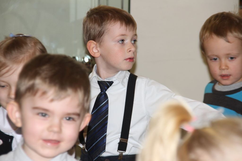 Sspotkanie przedszkolaków ze sztuką w Muzeum Miedzi