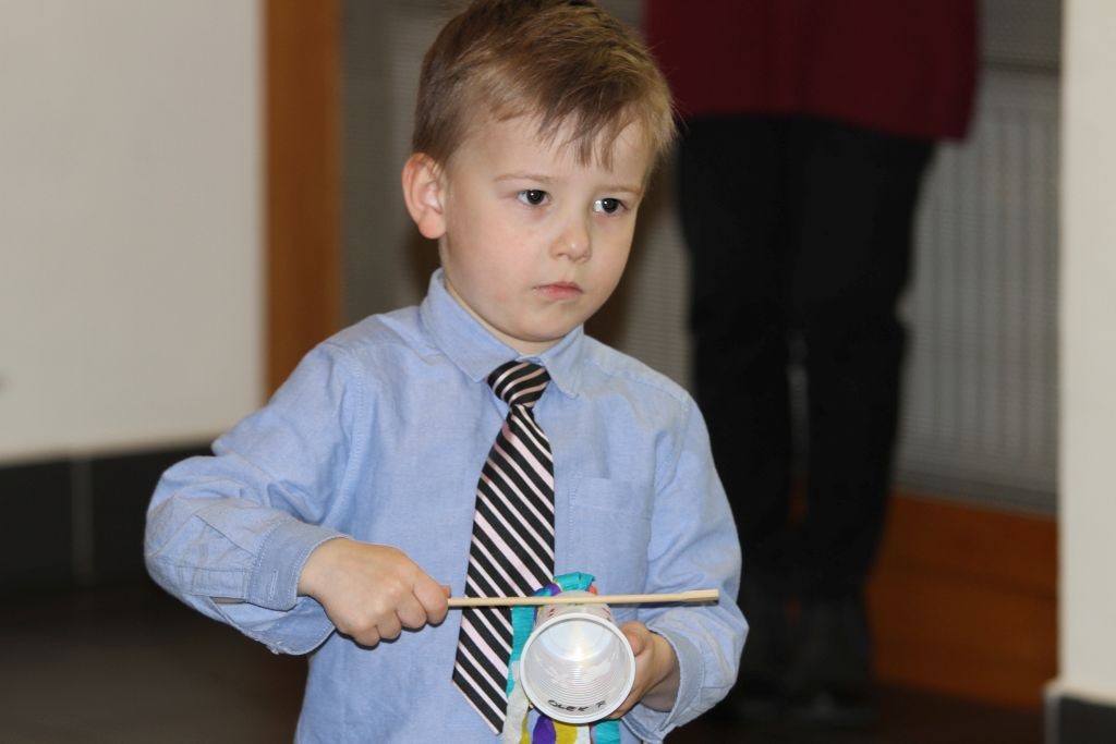 Sspotkanie przedszkolaków ze sztuką w Muzeum Miedzi