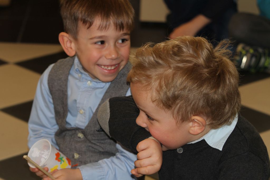 Sspotkanie przedszkolaków ze sztuką w Muzeum Miedzi