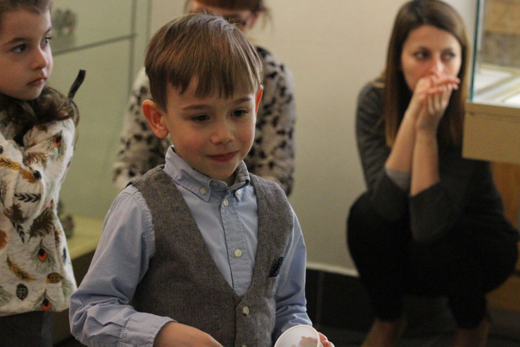 Sspotkanie przedszkolaków ze sztuką w Muzeum Miedzi