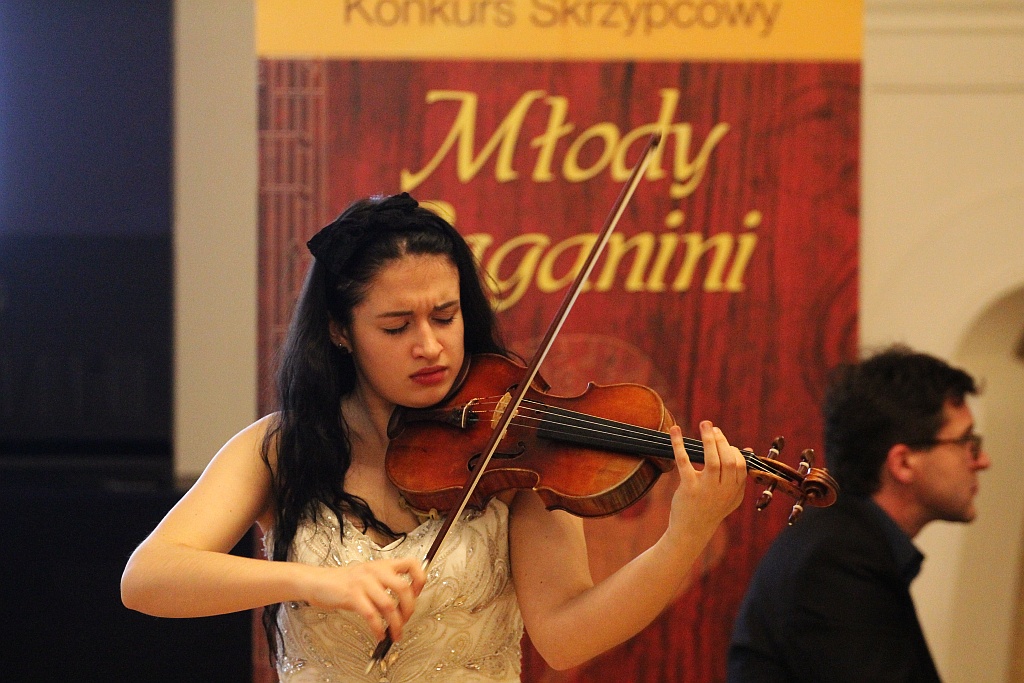 Sara Dragan z Grand Prix  XV konkursu Młody Paganini