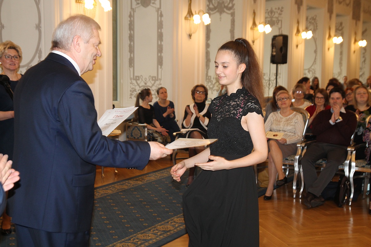 Sara Dragan z Grand Prix  XV konkursu Młody Paganini