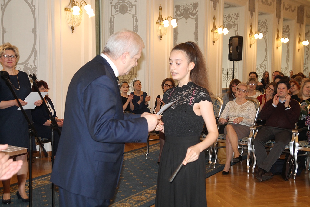 Sara Dragan z Grand Prix  XV konkursu Młody Paganini