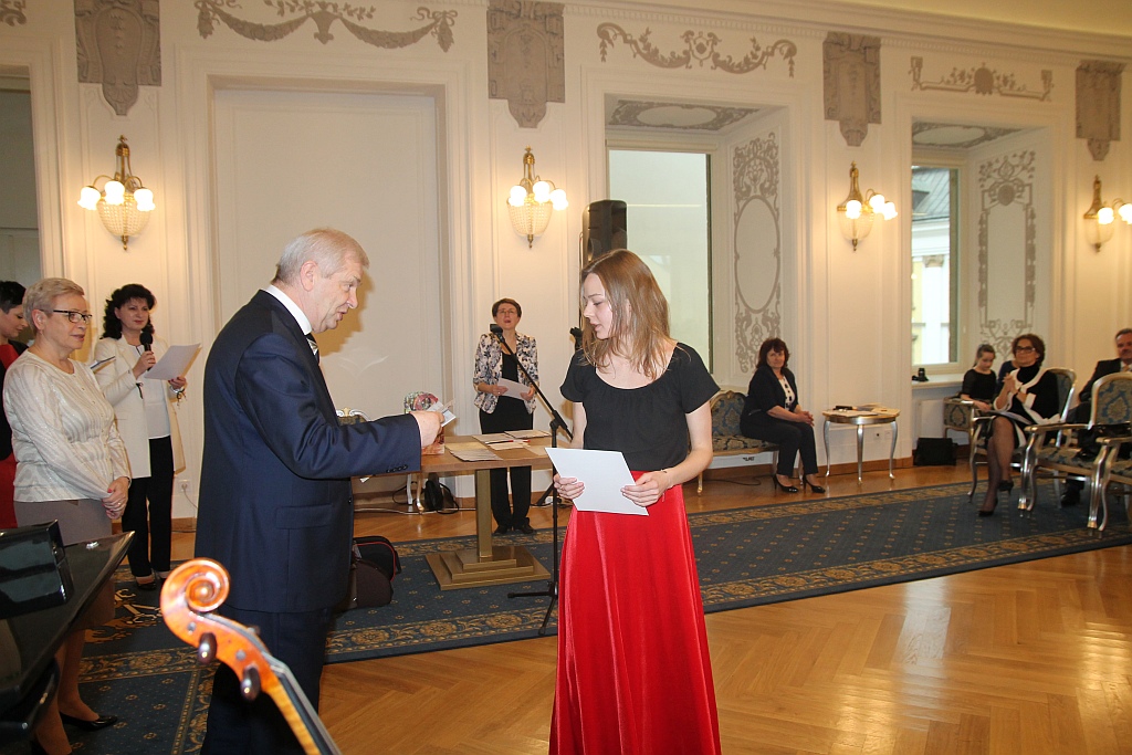 Sara Dragan z Grand Prix  XV konkursu Młody Paganini
