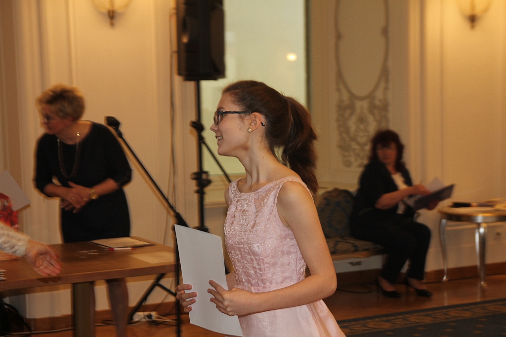 Sara Dragan z Grand Prix  XV konkursu Młody Paganini