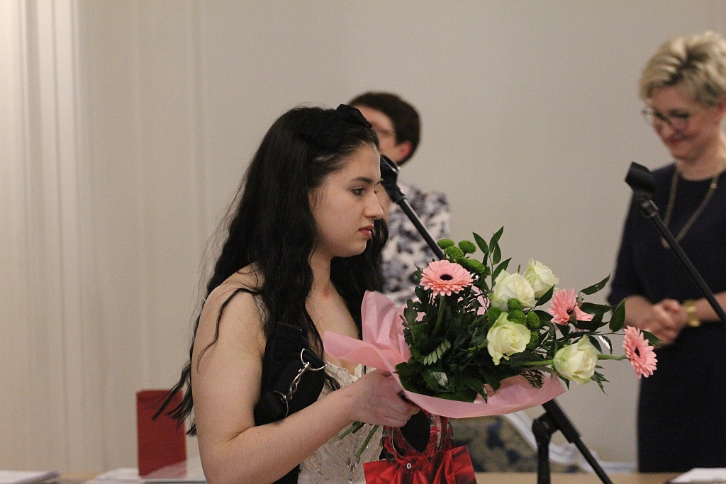 Sara Dragan z Grand Prix  XV konkursu Młody Paganini