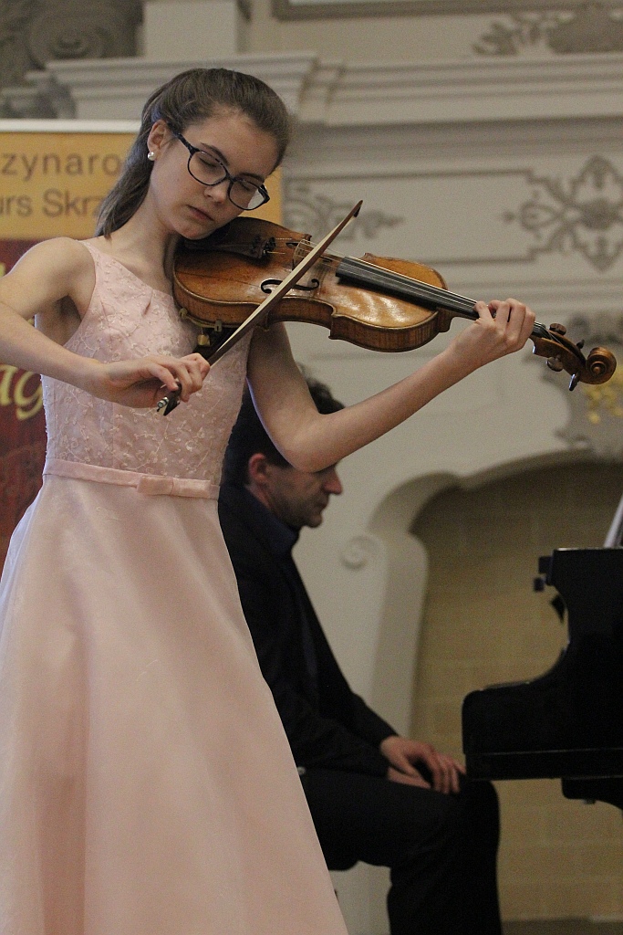 Sara Dragan z Grand Prix  XV konkursu Młody Paganini