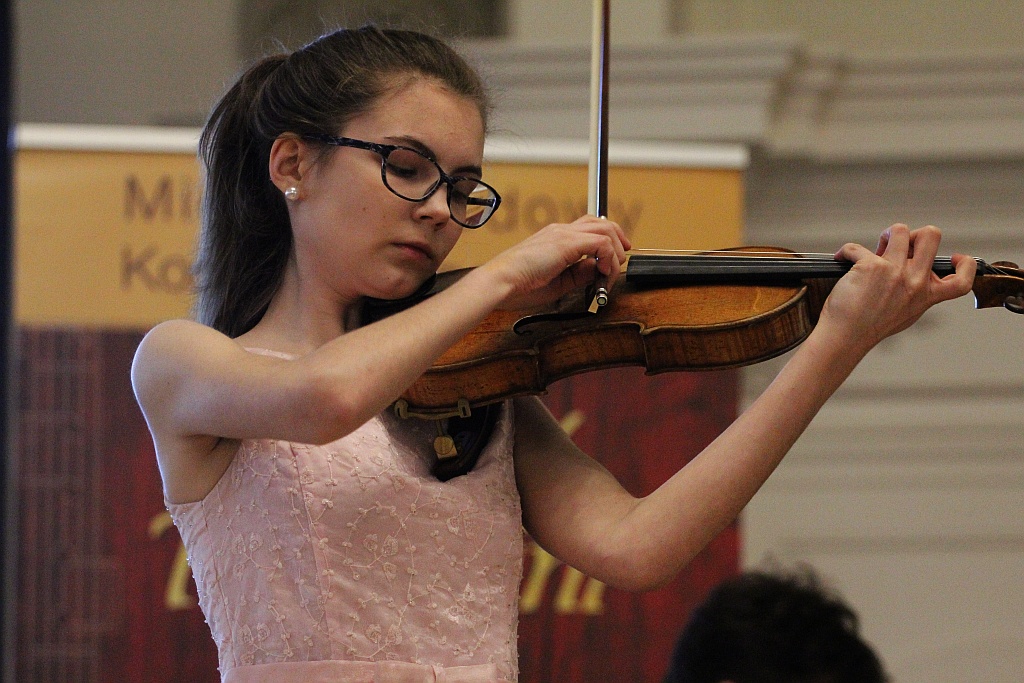 Sara Dragan z Grand Prix  XV konkursu Młody Paganini