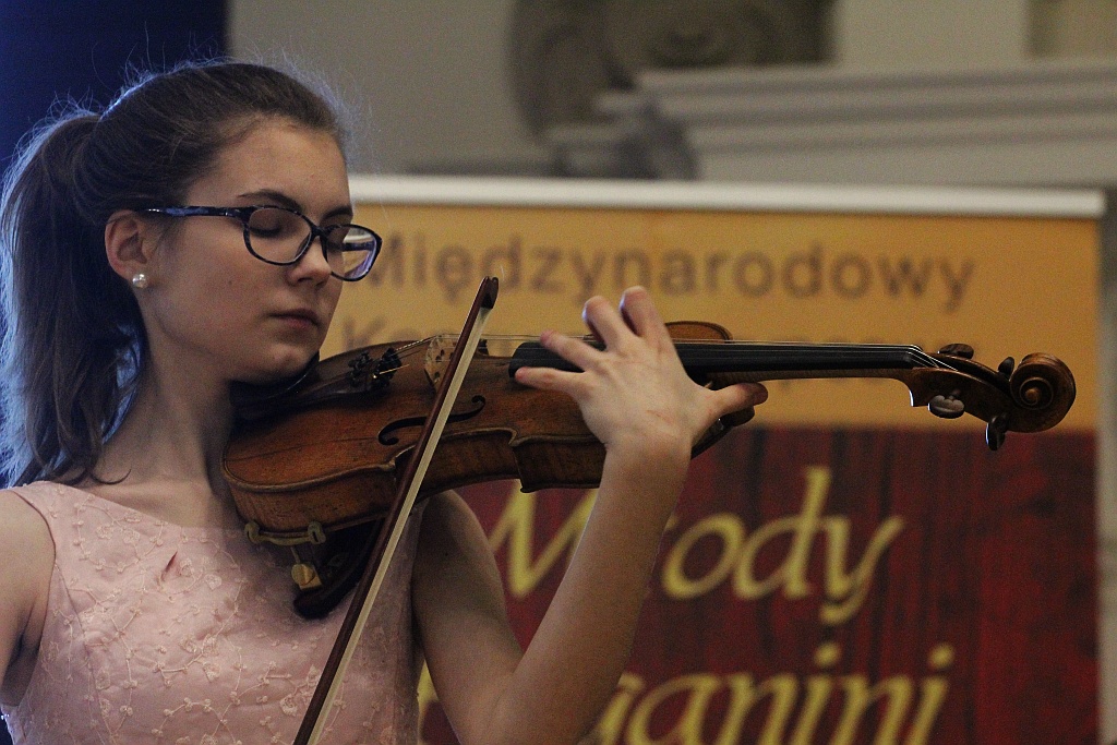 Sara Dragan z Grand Prix  XV konkursu Młody Paganini
