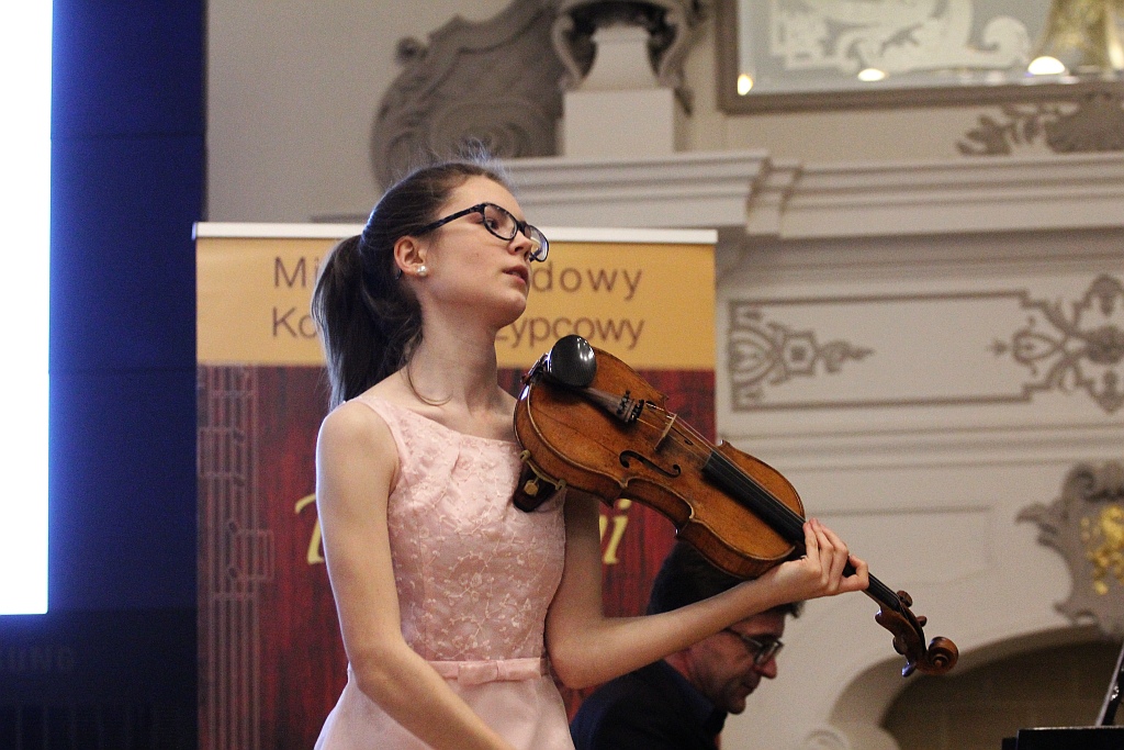 Sara Dragan z Grand Prix  XV konkursu Młody Paganini