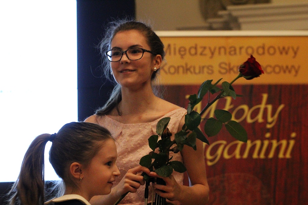 Sara Dragan z Grand Prix  XV konkursu Młody Paganini