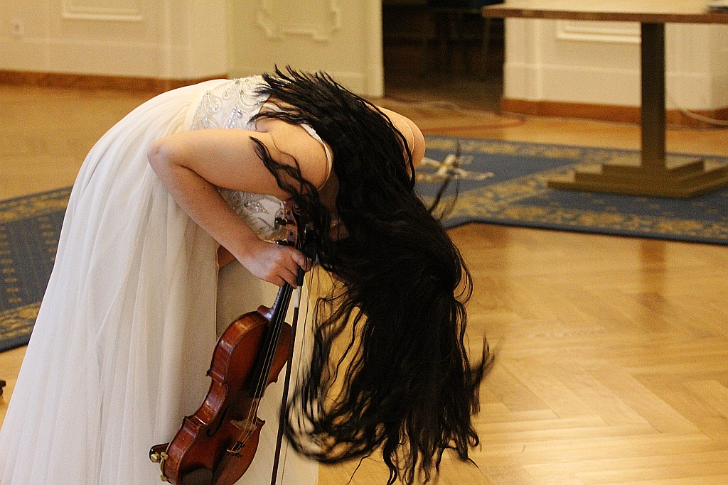 Sara Dragan z Grand Prix  XV konkursu Młody Paganini