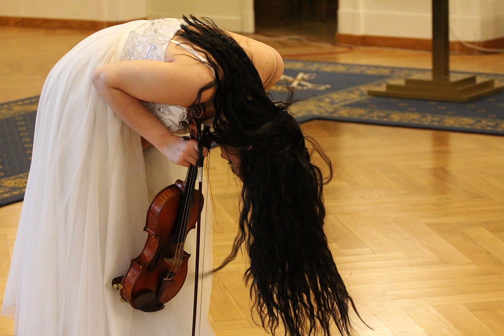 Sara Dragan z Grand Prix  XV konkursu Młody Paganini