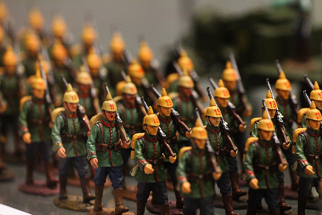 Muzeum Miedzi: wystawa dawnych i nowych figurek wojskowych