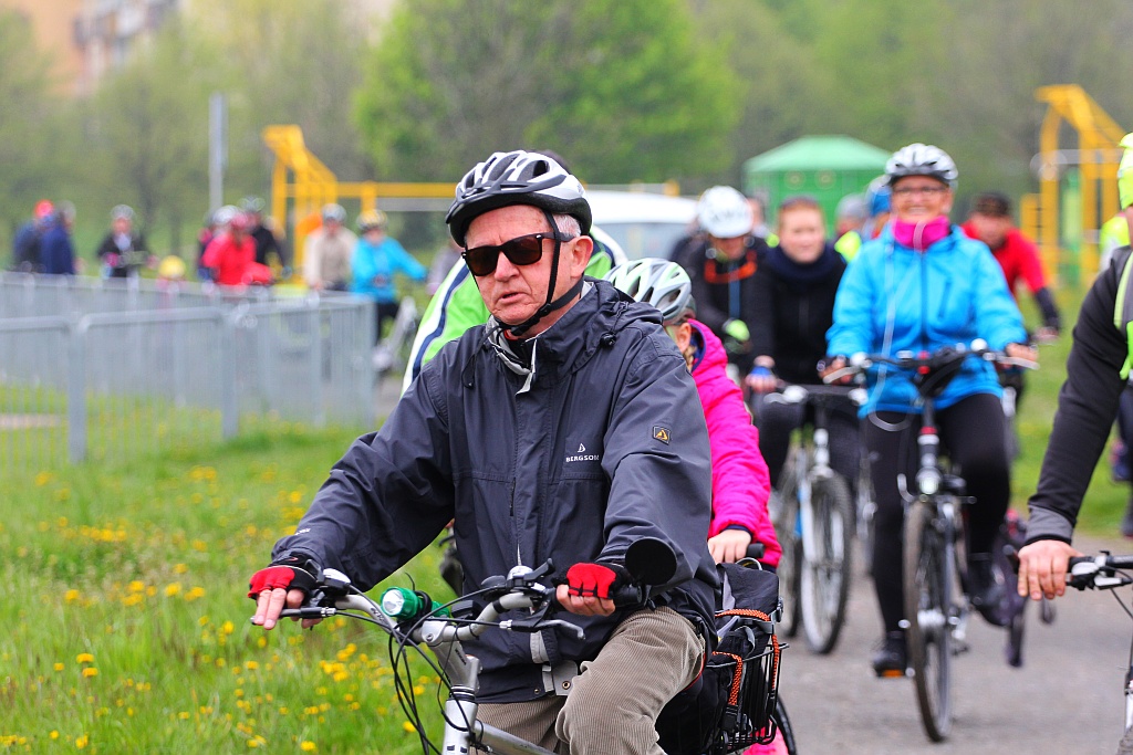 Ponad dwustu rowerzystów uczestniczy w majówce rowerowej