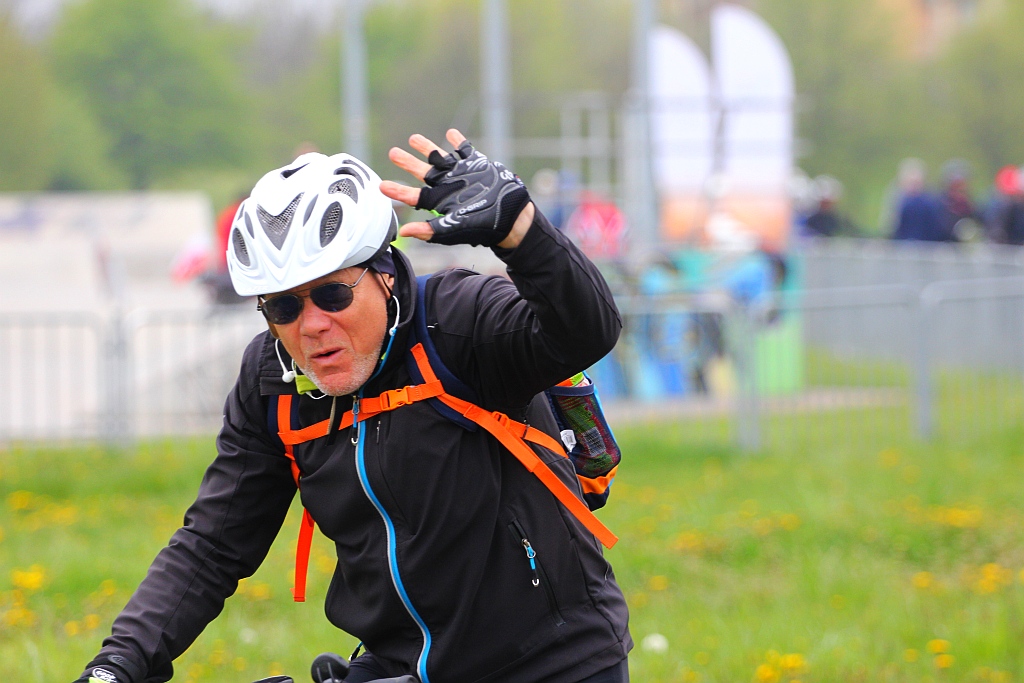Ponad dwustu rowerzystów uczestniczy w majówce rowerowej