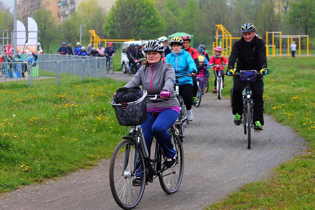 Ponad dwustu rowerzystów uczestniczy w majówce rowerowej