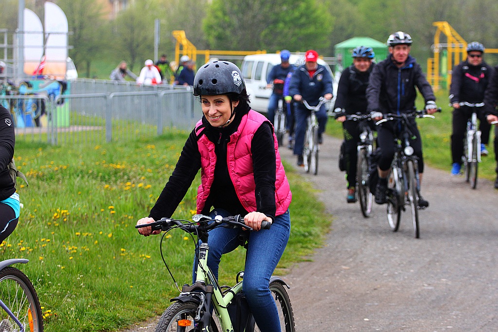 Ponad dwustu rowerzystów uczestniczy w majówce rowerowej