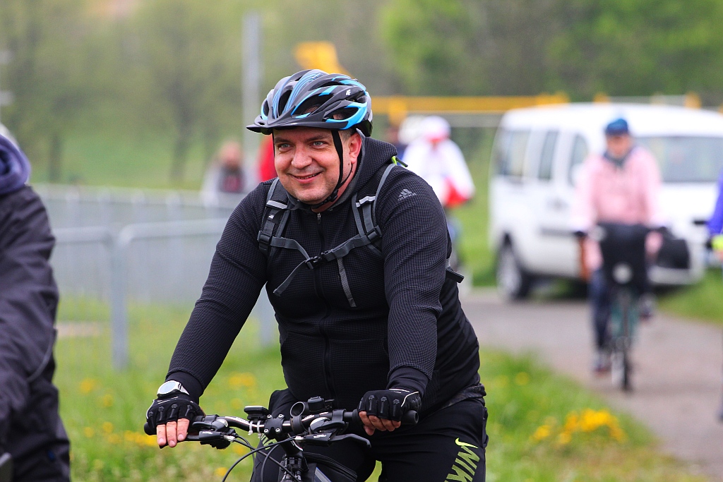 Ponad dwustu rowerzystów uczestniczy w majówce rowerowej