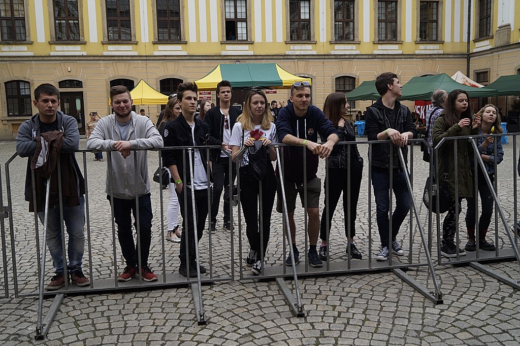 Przegląd Kapel Rockowych na dziedzińcu Akademii Rycerskiej
