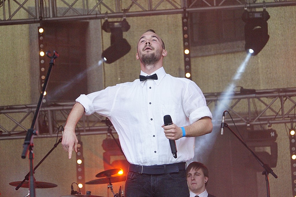 Przegląd Kapel Rockowych na dziedzińcu Akademii Rycerskiej