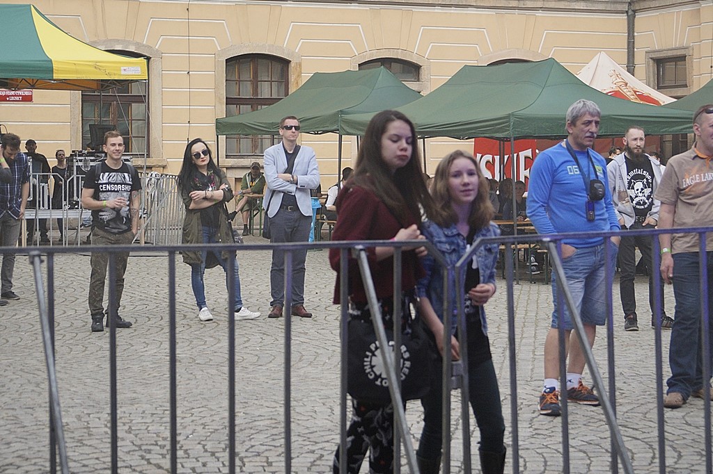 Przegląd Kapel Rockowych na dziedzińcu Akademii Rycerskiej