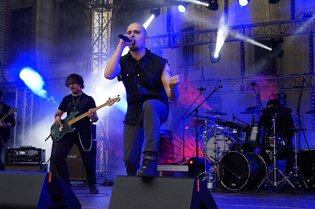 Przegląd Kapel Rockowych na dziedzińcu Akademii Rycerskiej