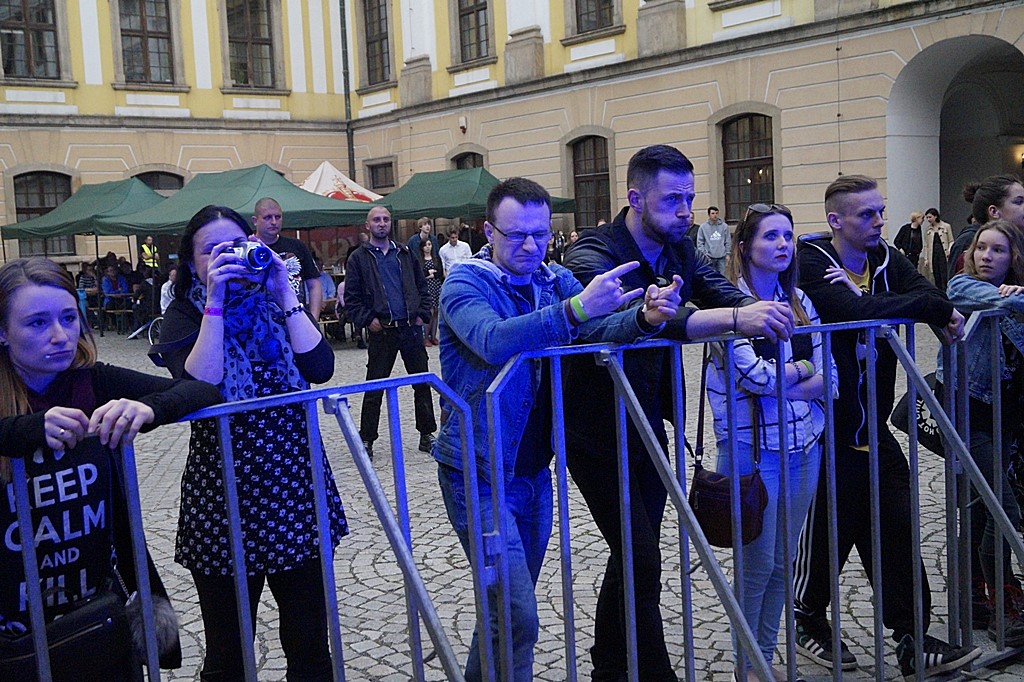 Przegląd Kapel Rockowych na dziedzińcu Akademii Rycerskiej