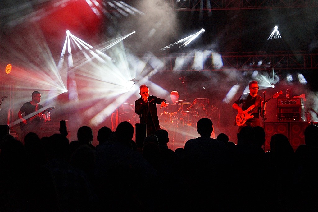 Przegląd Kapel Rockowych na dziedzińcu Akademii Rycerskiej