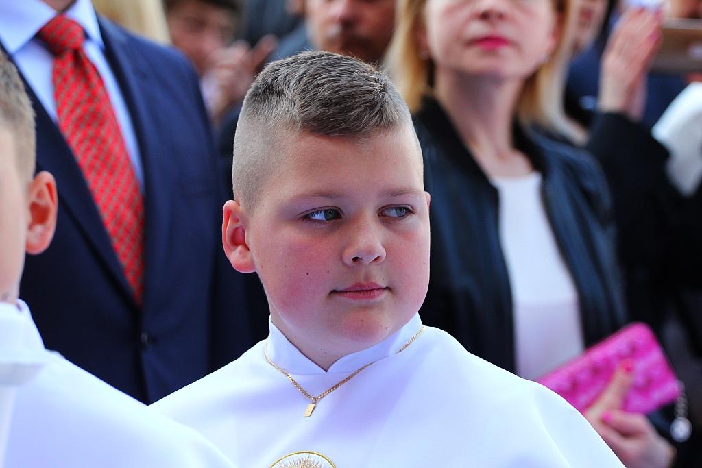 Pierwsza Komunia święta w kościele Matki Bożej Królowej Polski