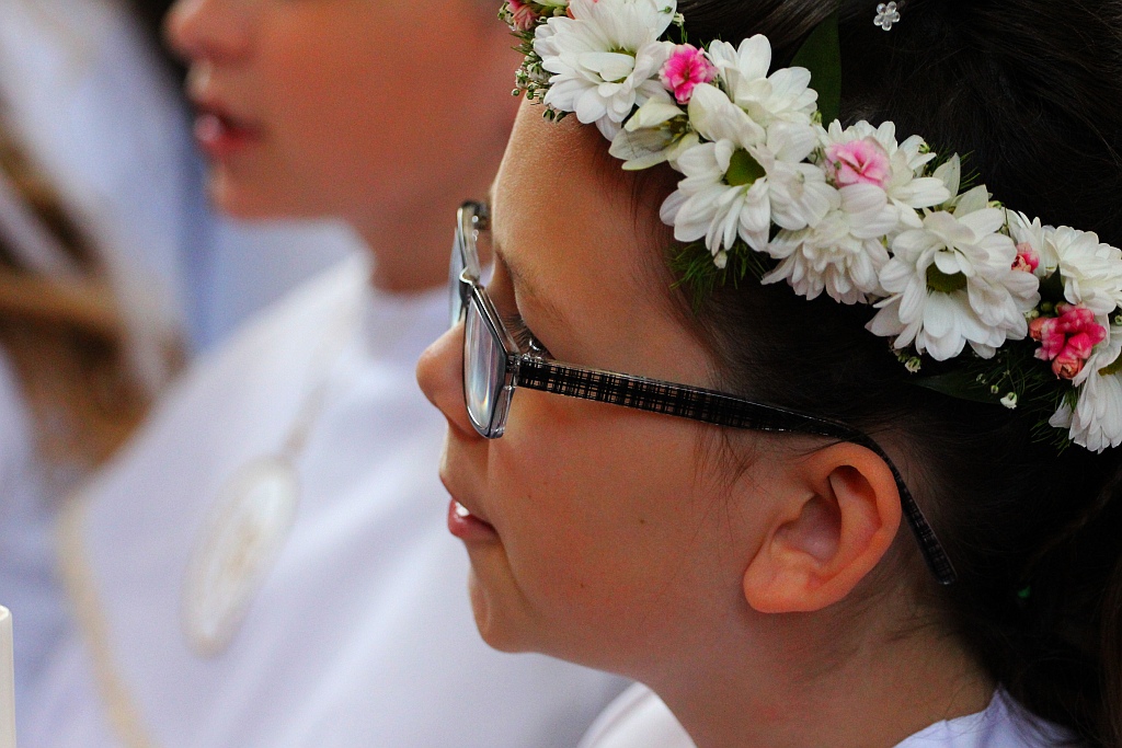 Pierwsza Komunia święta w kościele Matki Bożej Królowej Polski